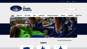 What Thecheadleacademy.co.uk website looked like in 2020 (3 years ago)