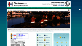 What Torshavn.com website looked like in 2020 (3 years ago)