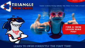 What Triangleswimschool.com website looked like in 2020 (3 years ago)
