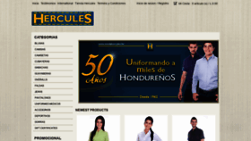What Tiendahercules.hn website looked like in 2020 (3 years ago)