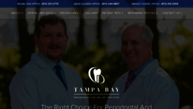 What Tampaperiodontics.com website looked like in 2020 (3 years ago)