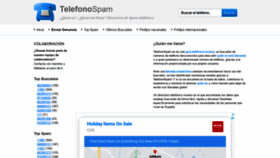 What Telefonospam.es website looked like in 2020 (3 years ago)