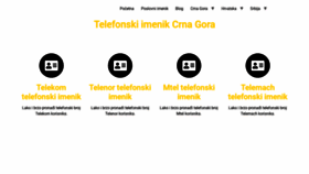 What Telefonskiimenik.me website looked like in 2020 (3 years ago)