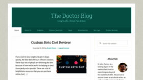What Thedoctorblog.com website looked like in 2020 (3 years ago)