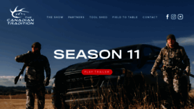 What Thecanadiantradition.com website looked like in 2020 (4 years ago)
