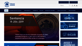 What Tribunalambiental.cl website looked like in 2020 (4 years ago)