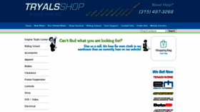 What Tryalsshop.com website looked like in 2020 (3 years ago)