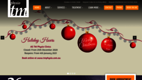 What Tmphysio.com.au website looked like in 2020 (3 years ago)