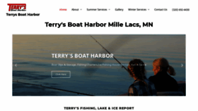 What Terrysboatharbor.com website looked like in 2020 (3 years ago)