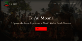 What Teaumoana.com website looked like in 2020 (3 years ago)