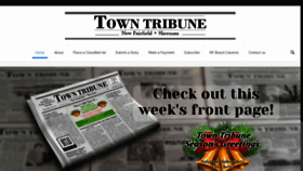 What Thetowntribune.com website looked like in 2020 (3 years ago)