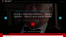 What Thepodcastplayground.com website looked like in 2020 (3 years ago)