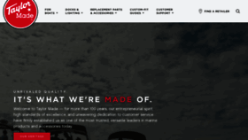 What Taylormadeproducts.com website looked like in 2020 (3 years ago)