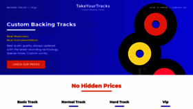 What Takeyourtracks.com website looked like in 2020 (3 years ago)