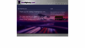 What Timehighway.com website looked like in 2020 (3 years ago)