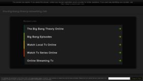 What The-big-bang-theory-streaming.net website looked like in 2020 (3 years ago)