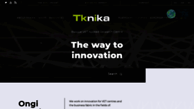 What Tknika.eus website looked like in 2020 (3 years ago)