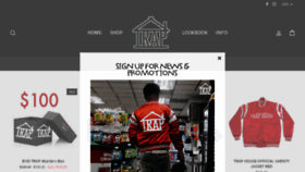 What Traphouseclothing.com website looked like in 2020 (3 years ago)