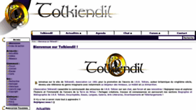 What Tolkiendil.com website looked like in 2020 (3 years ago)