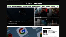 What Tecnoandroid.net website looked like in 2020 (3 years ago)