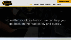 What Tigertowing.com website looked like in 2020 (3 years ago)