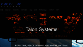 What Talonsystems.com website looked like in 2020 (3 years ago)