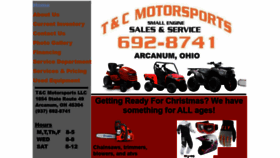 What Tcmotorsportssales.com website looked like in 2020 (3 years ago)