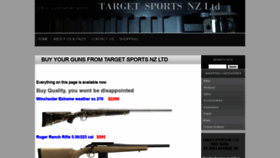 What Targetsports.co.nz website looked like in 2020 (3 years ago)