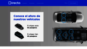 What Taxidirecto.com website looked like in 2020 (3 years ago)