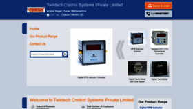 What Twintechcontrols.in website looked like in 2020 (3 years ago)