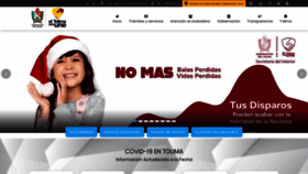 What Tolima.gov.co website looked like in 2020 (3 years ago)
