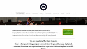 What Therightstepinc.org website looked like in 2020 (3 years ago)
