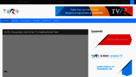 What Tvrplus.ro website looked like in 2020 (3 years ago)
