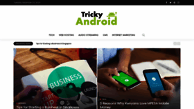 What Trickyandroid.com website looked like in 2020 (3 years ago)
