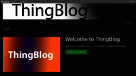 What Thingblog.com website looked like in 2011 (13 years ago)