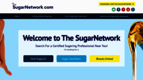 What Thesugarnetwork.com website looked like in 2020 (3 years ago)