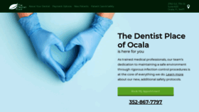 What Thedentistplaceocala.com website looked like in 2020 (3 years ago)