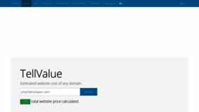 What Tellvalue.net website looked like in 2020 (3 years ago)