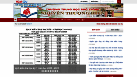What Thptnguyenthuonghien.hcm.edu.vn website looked like in 2020 (3 years ago)