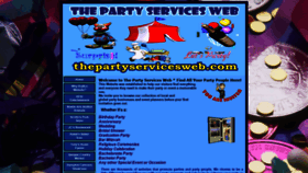 What Thepartyservicesweb.com website looked like in 2020 (3 years ago)