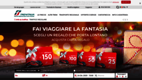 What Trenitalia.it website looked like in 2020 (3 years ago)