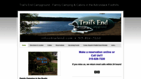What Trailend.com website looked like in 2020 (3 years ago)