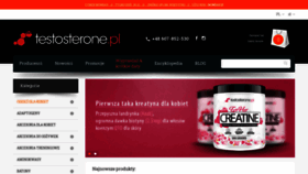 What Testosterone.pl website looked like in 2020 (5 years ago)