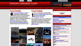 What Turkishclass.com website looked like in 2020 (3 years ago)