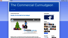 What Thecommercialcurmudgeon.com website looked like in 2020 (3 years ago)