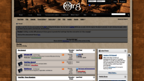 What Totalwar.org website looked like in 2020 (3 years ago)