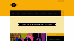 What Thedsgnblog.com website looked like in 2020 (4 years ago)