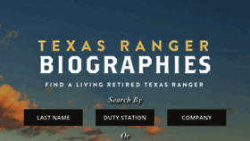 What Texasrangerregister.org website looked like in 2020 (3 years ago)