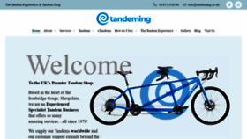 What Thetandemshop.com website looked like in 2020 (3 years ago)