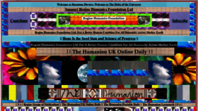 What Thehumanion.com website looked like in 2020 (3 years ago)